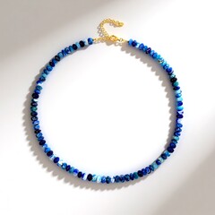 Collana in argento con Afghanite (Adela Silber)