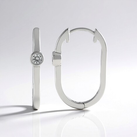 Orecchini in argento con Zircone