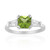 Anillo en plata con Peridoto de Birmania