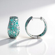 Boucles d'oreilles en argent (Adela Silber)