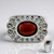 Anello in argento con Granato Mozambico (Annette classic)