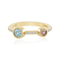 Zilveren ring met een Ratanakiri zirkoon (Adela Silber)
