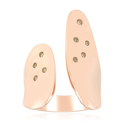 Anello in argento con Diamante Argyle Rose de France I1 (Annette)