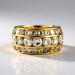 Bague en or et Diamant fancy SI2 (CIRARI)
