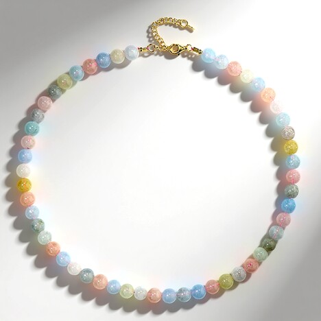 Collana in argento con Berillo Fancy