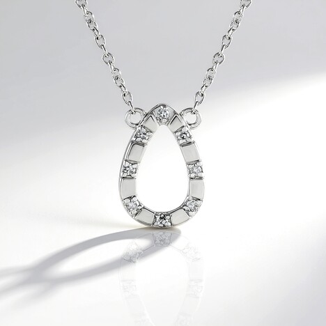 Collana in argento con Diamante I2 (I) (de Melo Essence)