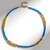 Collana in argento con Apatite Blu Neon