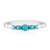 Sleeping Beauty Turquoise Silver Ring (Faszination Türkis)