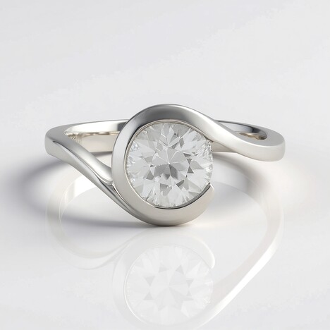 Anello in argento con Zircone