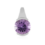 Zilveren hanger met een amethist