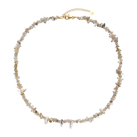 Collana in argento con Quarzo Rutilato