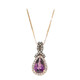 Collier en or et Grenat Rhodolite (CIRARI)