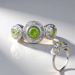 Anello in argento con Sfene