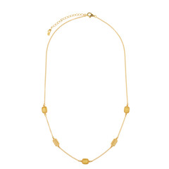 Collar en plata con Ámbar báltico Milky