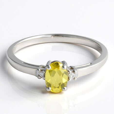 Anello in argento con Tormalina Cuprian