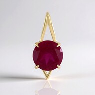 Pendentif en or et Rubis de Madagascar (de Melo Gold)