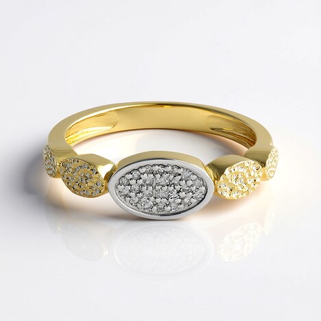 Anello in argento con Diamante I2 (I)
