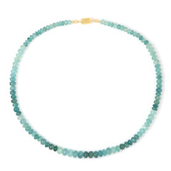 Collar en plata con Grandidierita (Adela Silber)