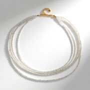 Collar en plata con Topacio blanco