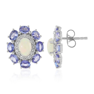 Orecchini in argento con Opale di Welo