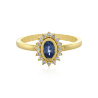 Anello in argento con Zaffiro Blu
