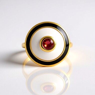 Brazilian Pink Tourmaline Silver Ring