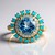 Anello in oro con Topazio Blu Svizzero (CIRARI)