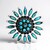 Ciondolo in argento con Turchese Kingman Mohave Blu (Jones Lee)