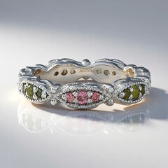 Bague en argent et Tourmaline
