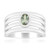 Unheated Green Tanzanite Silver Ring