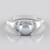 Anello in argento con Perla d'Acqua Dolce Argentata