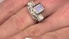 Anillo en plata con Ópalo de Welo (de Melo Essence)