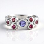 Bague en argent et Tanzanite