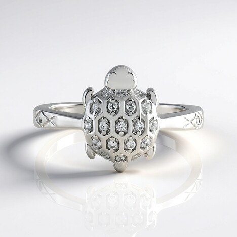 Anello in argento con Zircone