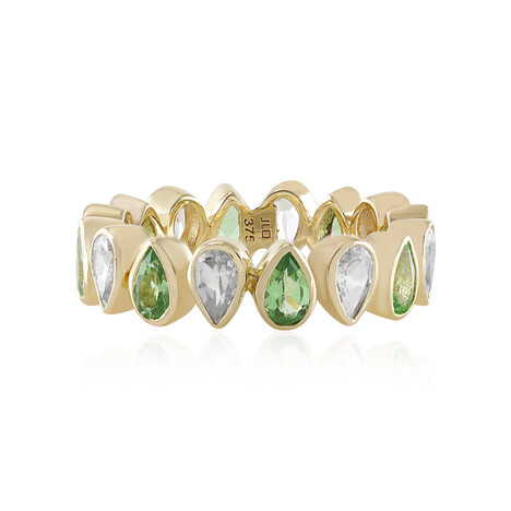 Anello in oro con Tsavorite della Tanzania (de Melo)