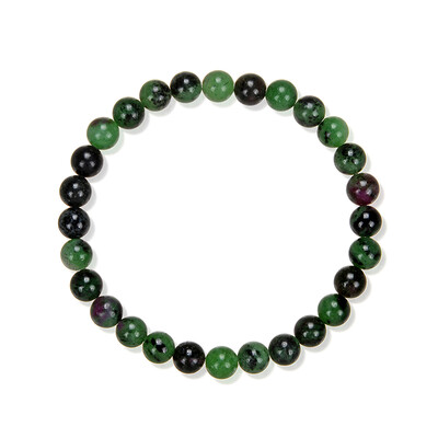 Rubin-Zoisit-Armband