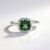 Anello in argento con Apatite Cromo