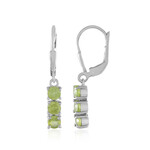 Zilveren oorbellen met Sfeenkristallen