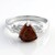 Anello in argento con Ossidiana Mogano