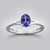 Anello in oro con Tanzanite AAA