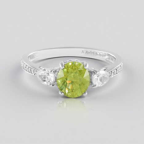 Anello in oro con Sfene (AMAYANI)