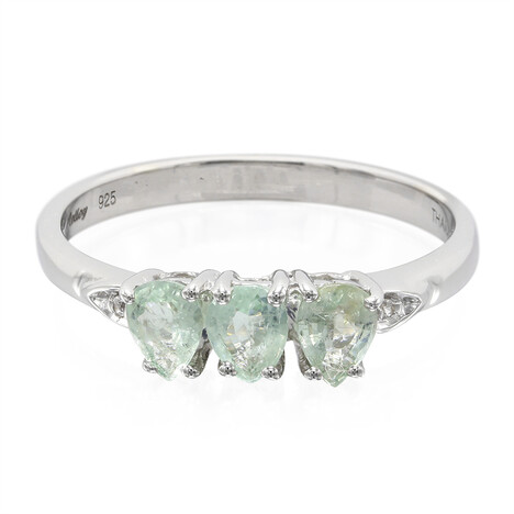 Paraiba Tourmaline Silver Ring