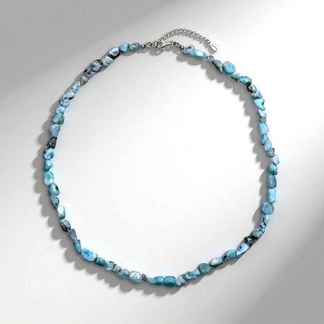 Collana in argento con Larimar
