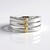 Anello in argento con Diamante Champagne I2 (de Melo)