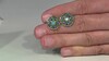 Pendientes en plata con Apatita de Paraiba (Gems en Vogue)