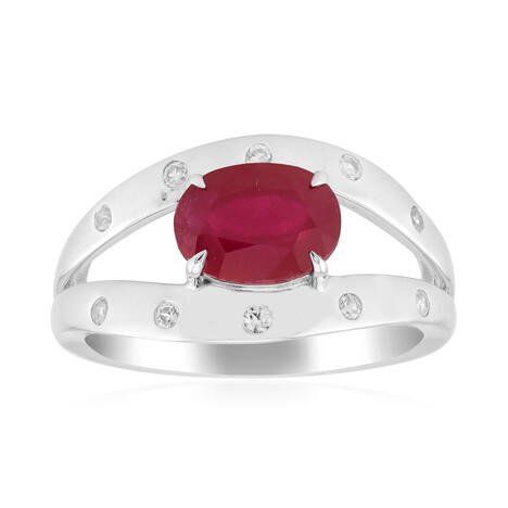 Mosambik-Rubin-Silberring (de Melo)