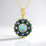 Collana in argento con Tanzanite (Gems en Vogue)