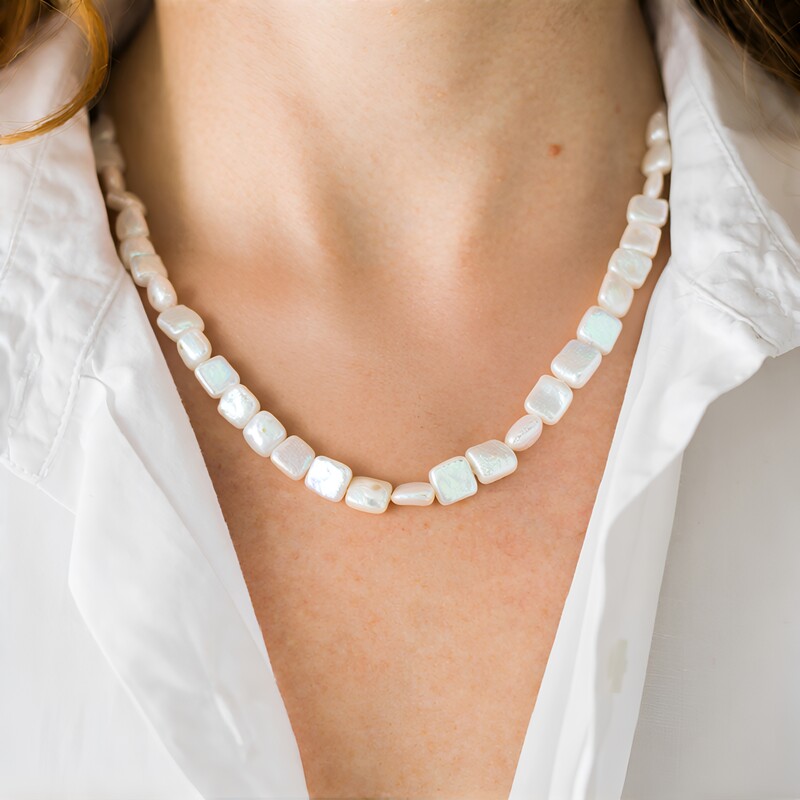 Collar en plata con Perla Keshi (TPC)