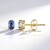 Orecchini in oro con Zaffiro Ceylon Blu