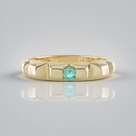 Anello in oro con Smeraldo Russo (de Melo Gold)